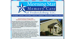 Desktop Screenshot of morningstarmemorycare.com